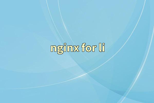 nginx for li
